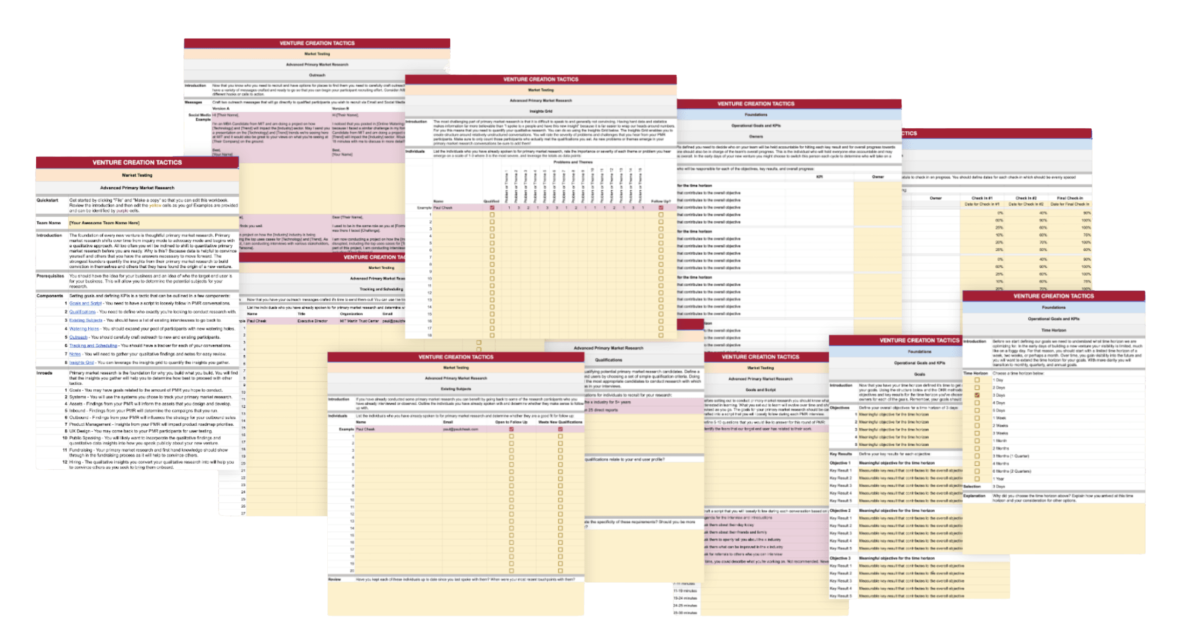 Plan, test, and launch your venture with 15 ready-to-use startup workbooks.